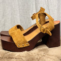 Madden Girl Alabama Platform Suede Sandals